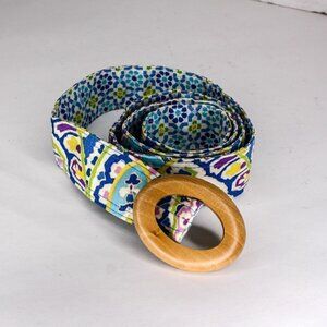 Vera Bradley Belt Adjustable Blue Green Purple